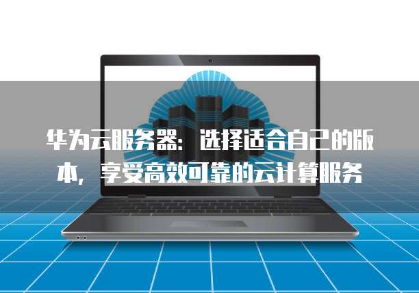华为云服务器:选择适合自己的版本,享受高效可靠的云计算服务