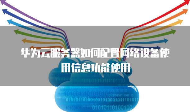 华为云服务器如何配置网络设备使用信息功能使用