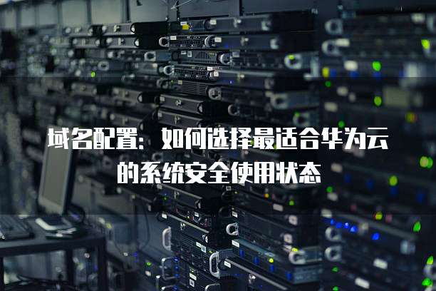域名配置:如何选择最适合华为云的系统安全使用状态