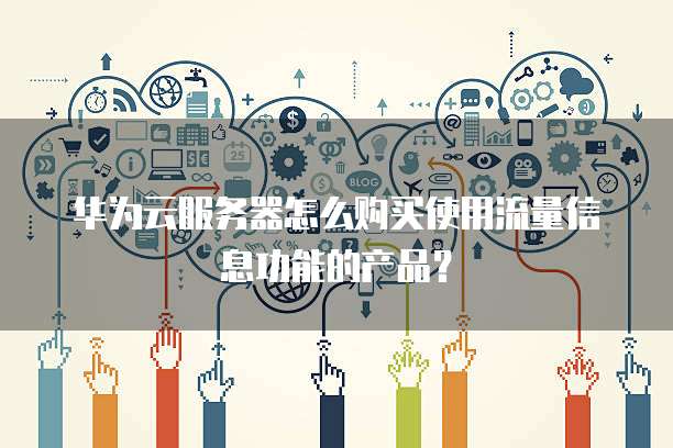 华为云服务器怎么购买使用流量信息功能的产品？