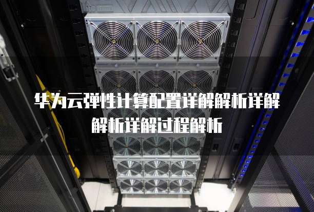 华为云弹性计算配置详解解析详解解析详解过程解析