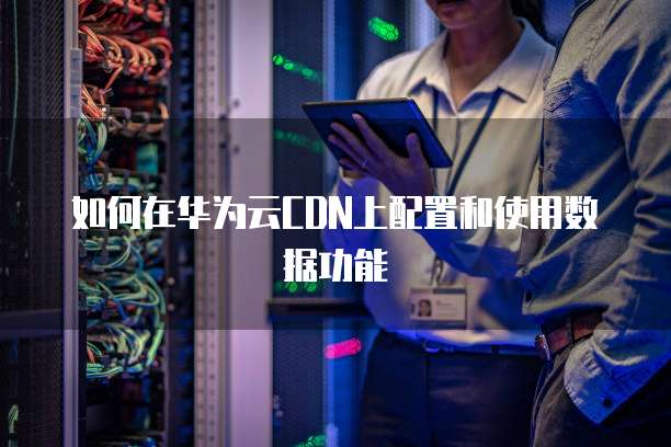 如何在华为云CDN上配置和使用数据功能