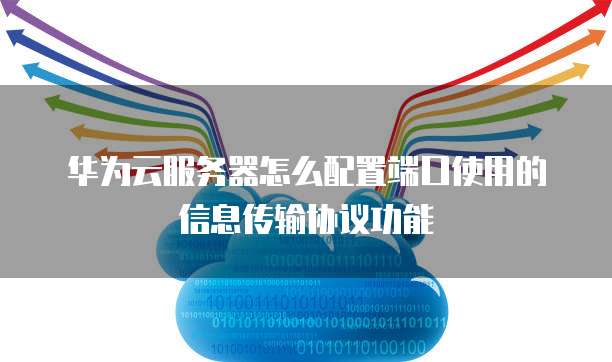 华为云服务器怎么配置端口使用的信息传输协议功能