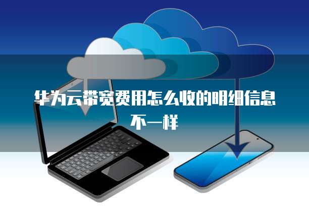 华为云带宽费用怎么收的明细信息不一样