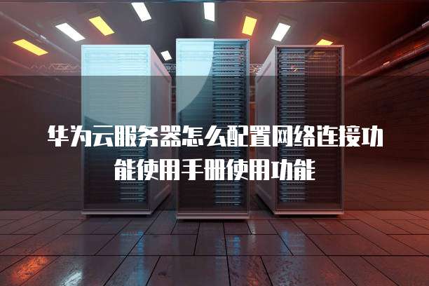 华为云服务器怎么配置网络连接功能使用手册使用功能