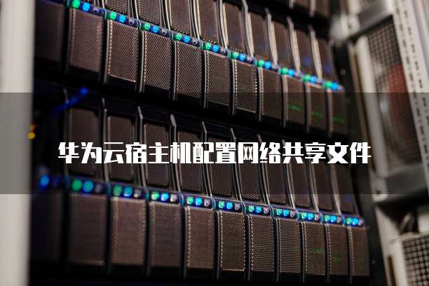华为云宿主机配置网络共享文件