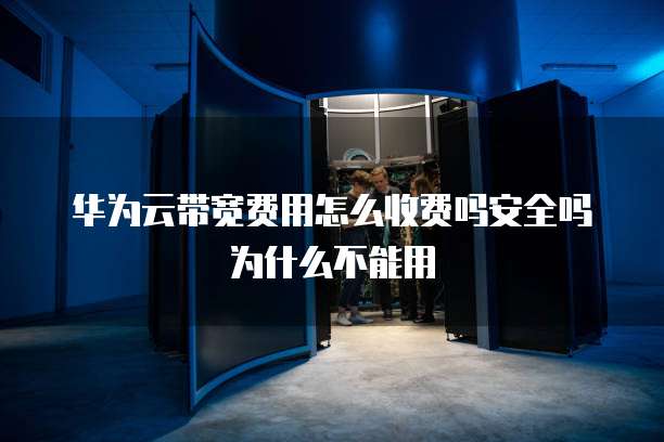 华为云带宽费用怎么收费吗安全吗为什么不能用