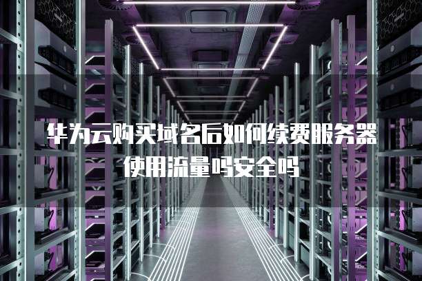 华为云购买域名后如何续费服务器使用流量吗安全吗