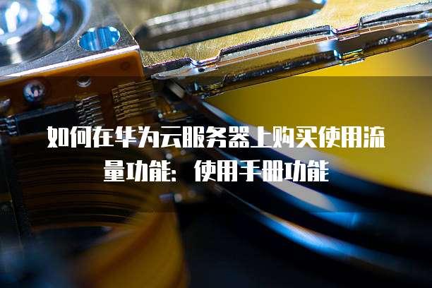 如何在华为云服务器上购买使用流量功能:使用手册功能
