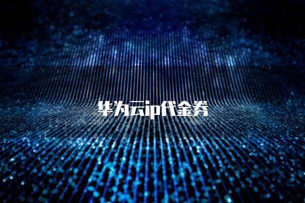华为云ip代金券