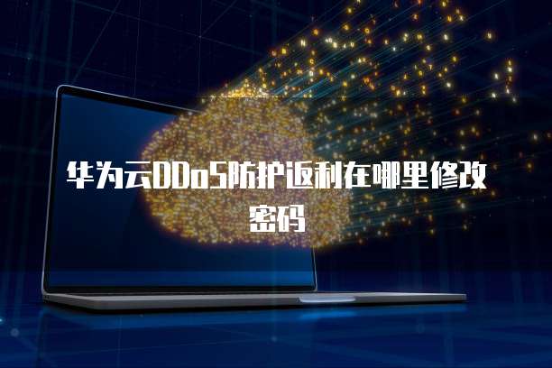 华为云DDoS防护返利在哪里修改密码