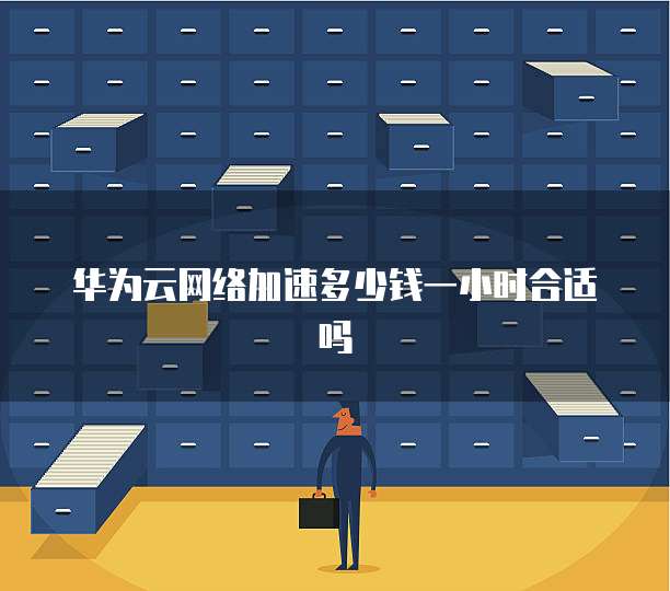 华为云网络加速多少钱一小时合适吗