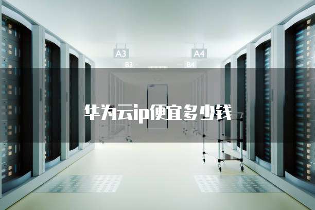 华为云ip便宜多少钱