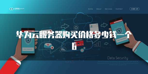 华为云服务器购买价格多少钱一个G