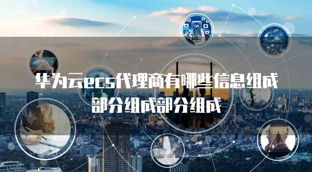 华为云ecs代理商有哪些信息组成部分组成部分组成