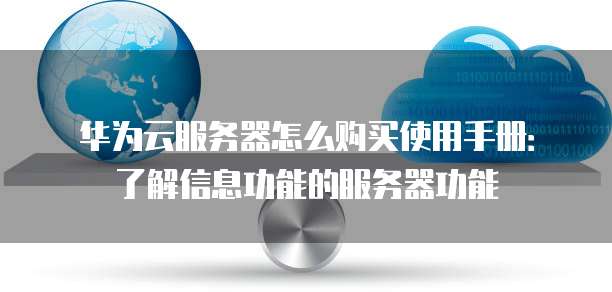 华为云服务器怎么购买使用手册：了解信息功能的服务器功能