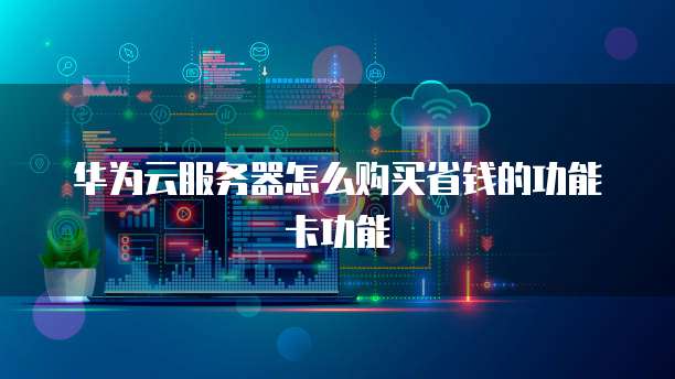 华为云服务器怎么购买省钱的功能卡功能