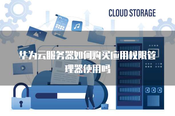 华为云服务器如何购买应用权限管理器使用吗