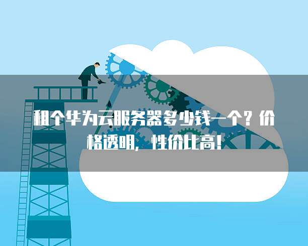 租个华为云服务器多少钱一个?价格透明,性价比高!
