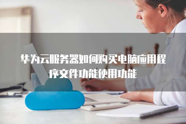 华为云服务器如何购买电脑应用程序文件功能使用功能