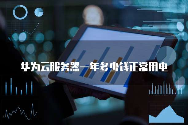 华为云服务器一年多少钱正常用电