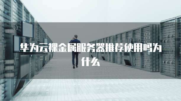 华为云裸金属服务器推荐使用吗为什么