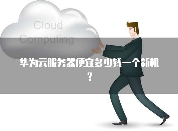 华为云服务器便宜多少钱一个新机？