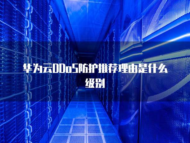 华为云DDoS防护推荐理由是什么级别