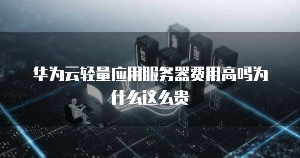华为云轻量应用服务器费用高吗为什么这么贵