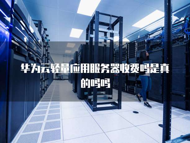 华为云轻量应用服务器收费吗是真的吗吗