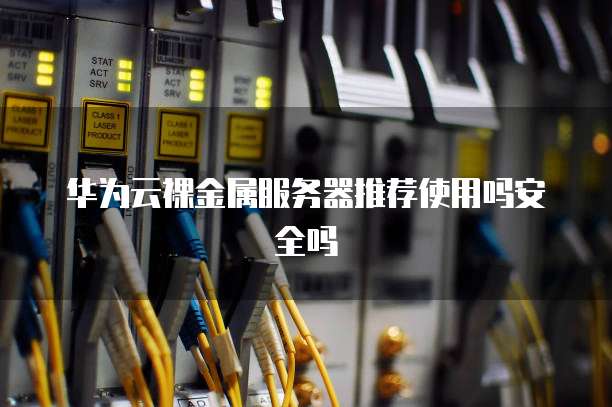 华为云裸金属服务器推荐使用吗安全吗