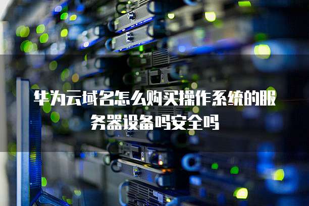 华为云域名怎么购买操作系统的服务器设备吗安全吗