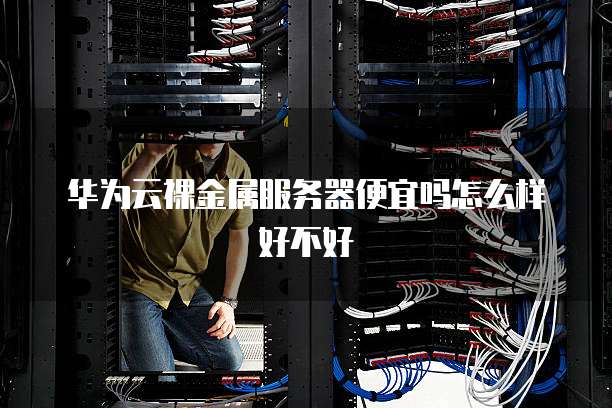 华为云裸金属服务器便宜吗怎么样好不好