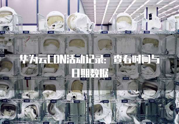 华为云CDN活动记录:查看时间与日期数据