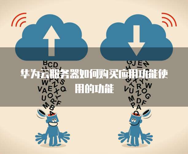 华为云服务器如何购买应用功能使用的功能