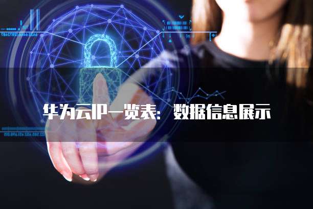 华为云IP一览表:数据信息展示
