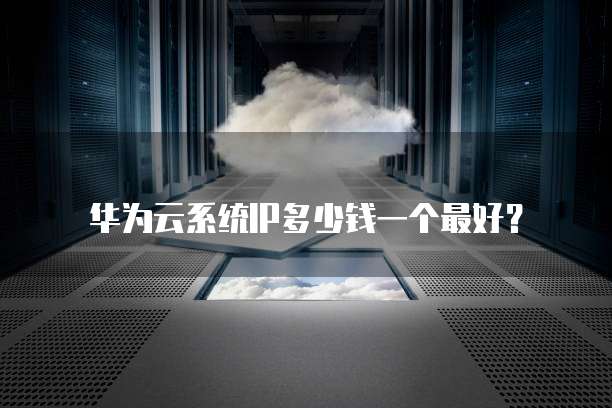 华为云系统IP多少钱一个最好?