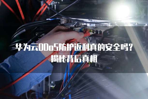 华为云DDoS防护返利真的安全吗?揭秘背后真相