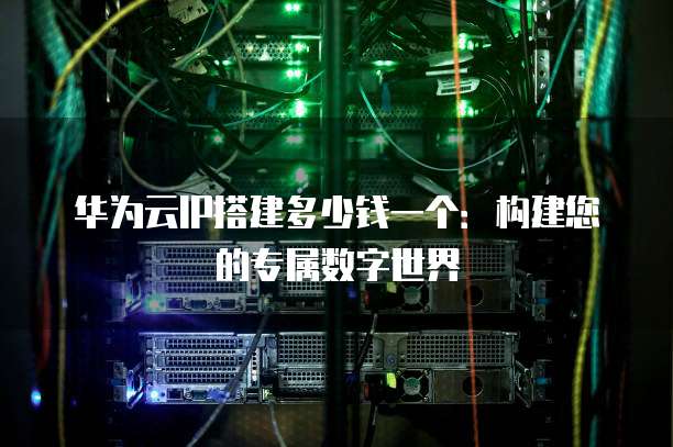 华为云IP搭建多少钱一个:构建您的专属数字世界
