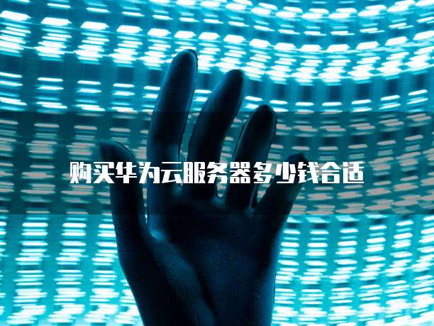 购买华为云服务器多少钱合适