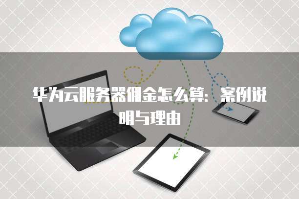 华为云服务器佣金怎么算:案例说明与理由