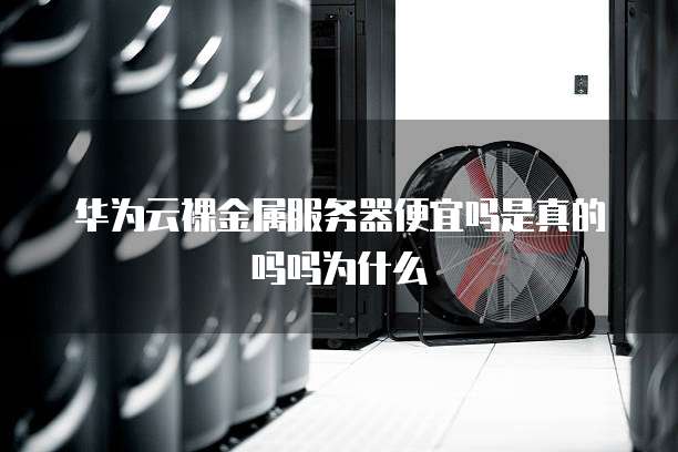 华为云裸金属服务器便宜吗是真的吗吗为什么