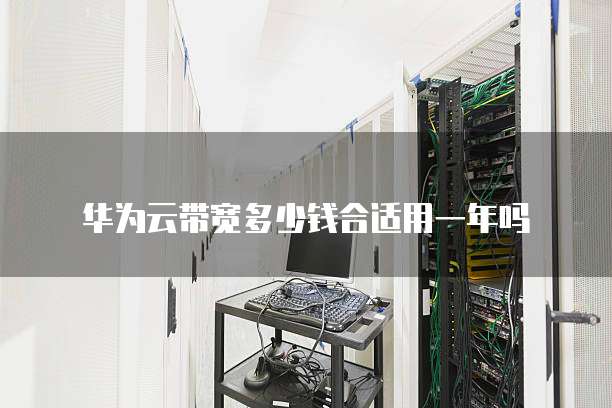 华为云带宽多少钱合适用一年吗