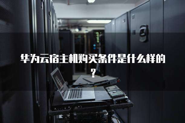 华为云宿主机购买条件是什么样的?