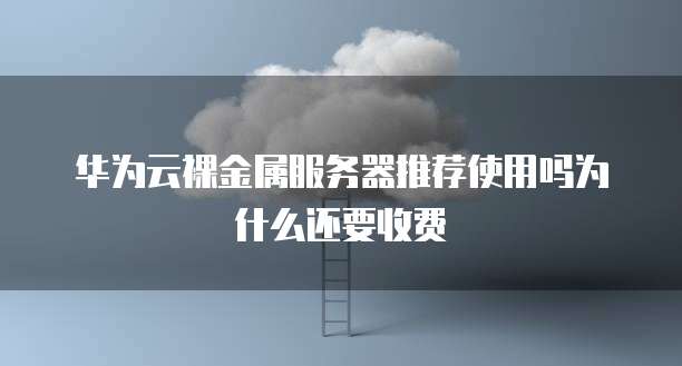 华为云裸金属服务器推荐使用吗为什么还要收费