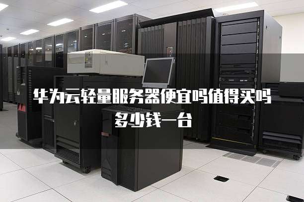 华为云轻量服务器便宜吗值得买吗多少钱一台