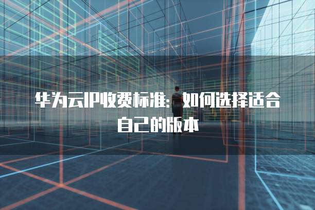 华为云IP收费标准：如何选择适合自己的版本