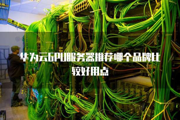 华为云GPU服务器推荐哪个品牌比较好用点