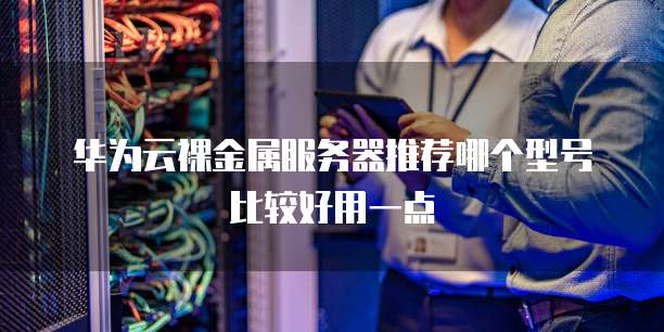 华为云裸金属服务器推荐哪个型号比较好用一点