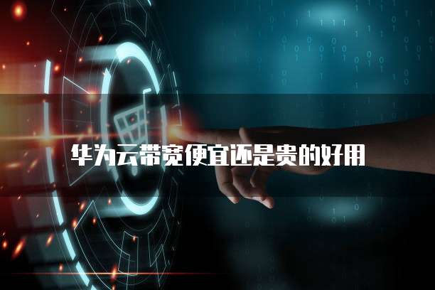 华为云带宽便宜还是贵的好用